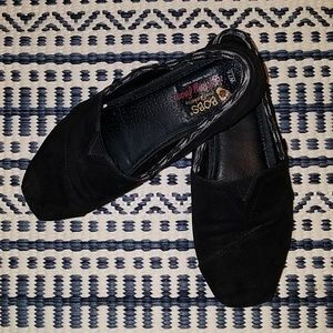 Bobs Black Velvet Shoes